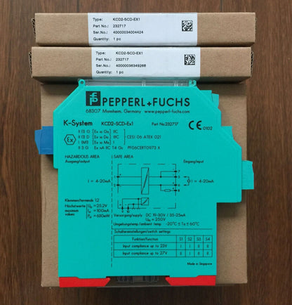 new 1PC PEPPERL+FUCHS KCD2-SCD-EX1 Safety Barrier KCD2SCDEX1 - PEPPERL+FUCHS