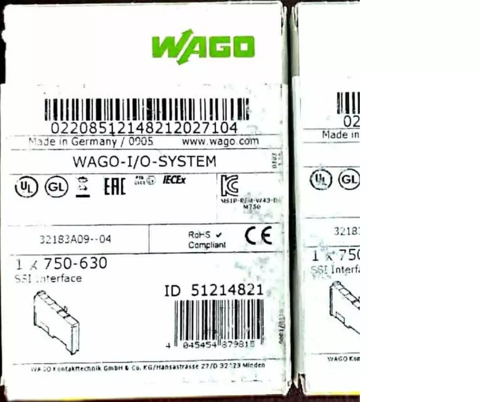 new 1PC Wago 750-630 PLC Module 750630 ping - WAGO