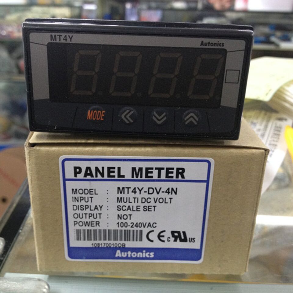 new Autonics MT4Y-DV-4N Digital Multifunction Panel Meter One - AUTONICS