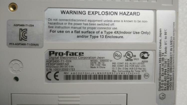 new PRO-FACE AGP3400-T1-D24 Touch Panel Proface AGP3400T1D24 ping - PROFACE