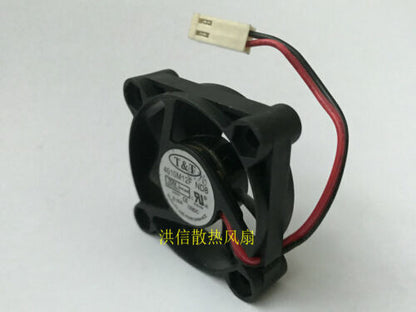 new 1PC 2-wire silent cooling fan 2PIN 4010M12F ND8 DC12V 40MM 0.16A 40*10MM - KOEED