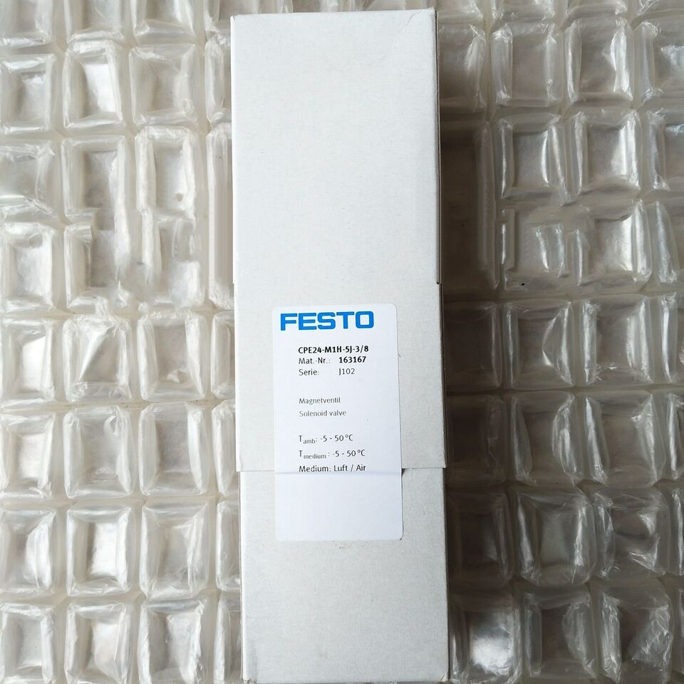 new 1PC Festo CPE24-M1H-5J-3/8 163167 Solenoid Valve ping - FESTO