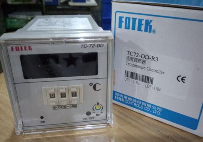 new 1PC  FOTEK Thermostat TC-72-DD In Box