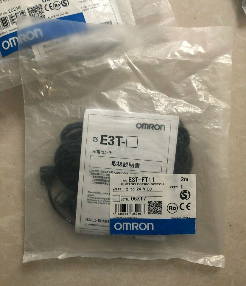 new Omron E3T-FT11 Photoelectric Switch Sensor One E3TFT11 - OMRON