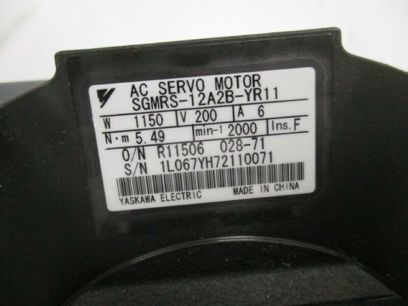 new 1PC YASKAWA SGMRS-12A2B-YR11 SGMRS12A2BYR11 Servo Motor ping - YASKAWA