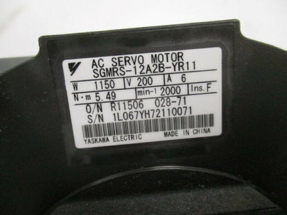 new 1PC YASKAWA SGMRS-12A2B-YR11 SGMRS12A2BYR11 Servo Motor ping - YASKAWA