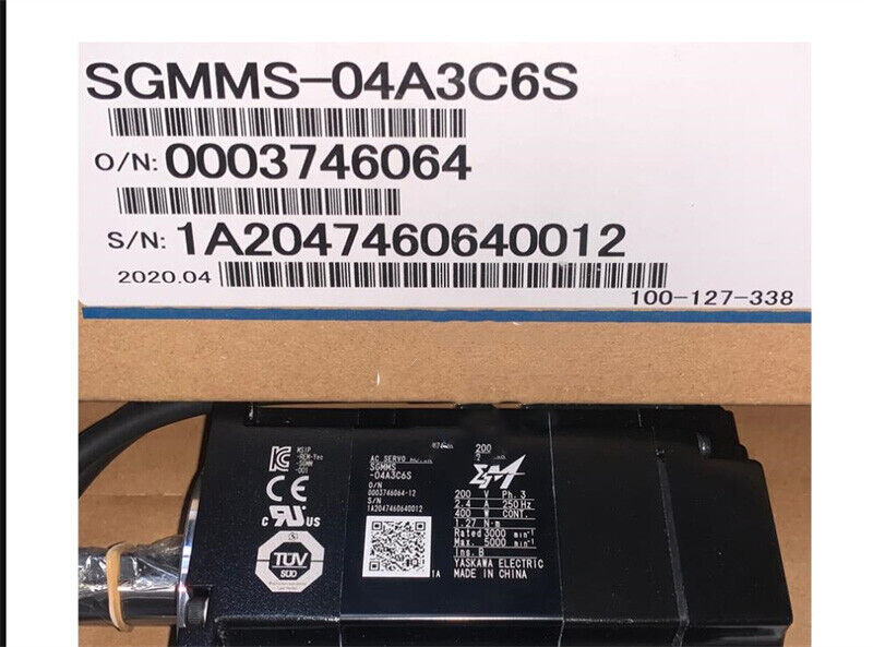 new One Yaskawa SGMMS-04A3C6S SGMMS04A3C6S Servo Motor In Box ping - YASKAWA