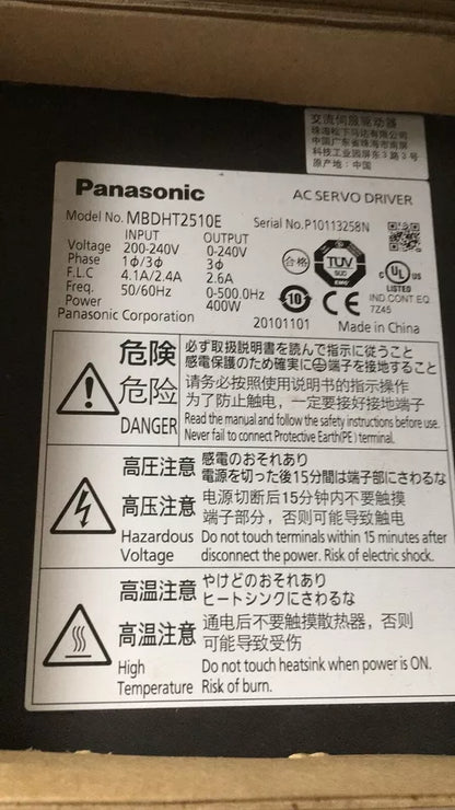 new One Panasonic MBDHT2510E AC Servo Drive ping - PANASONIC