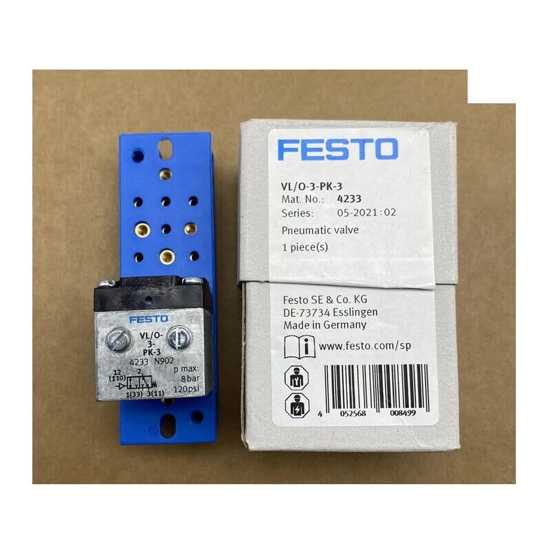 FESTO VL/O3PK3 Pneumatic Valve for PLC Systems - FESTO