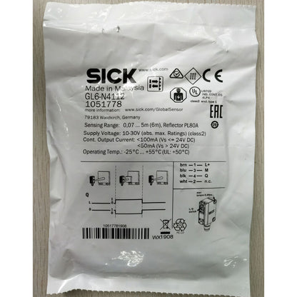 new 1PC Sick GL6-N4112 Photoelectric Switch Sensor GL6N4112 - SICK