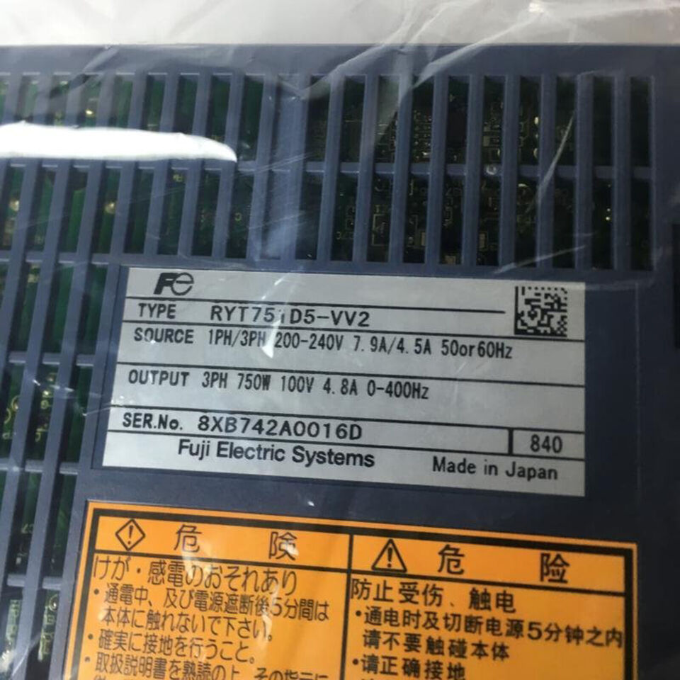 new Fuji RYT751D5-VV2 Servo Drive - FUJI