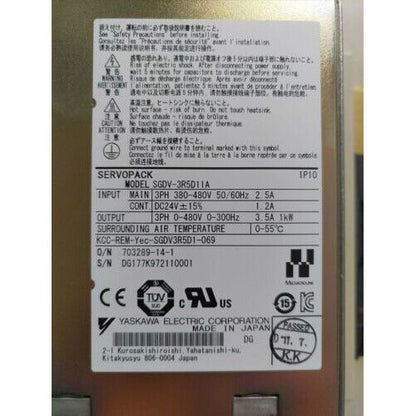 Yaskawa SGDV-3R5D11A Servo Driver 1PC - YASKAWA