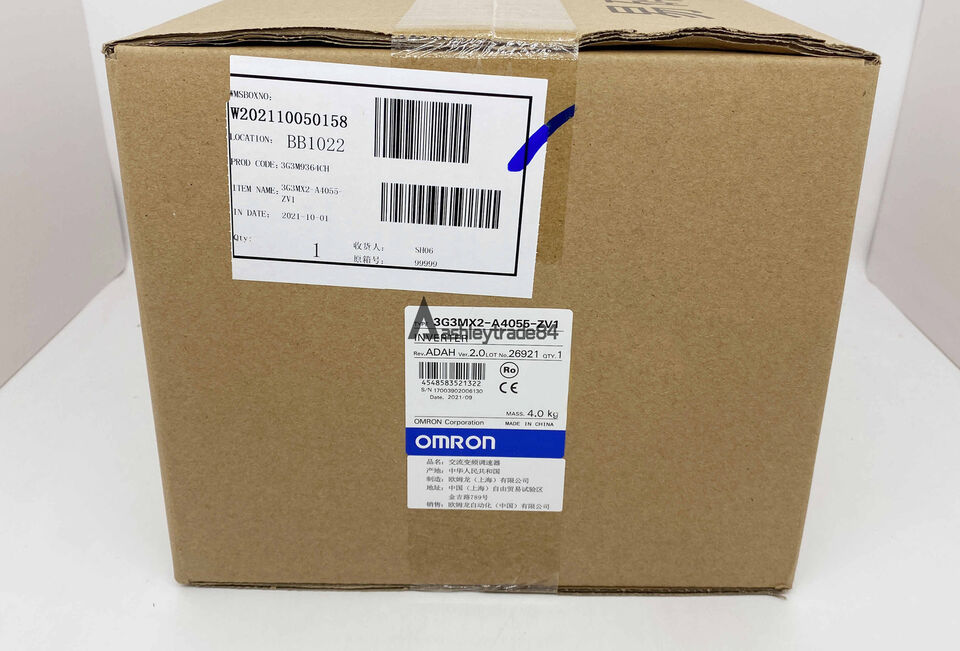 Omron Frequency Converter 3G3MX2-A4055-ZV1 KC - OMRON