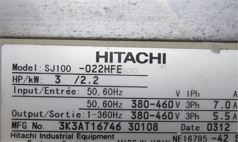 Hitachi SJ100-022HFE 380V Inverter Drive - HITACHI