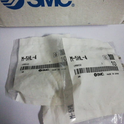 new 10PCS SMC M-5HL-4 Mini Connector M5HL4 - SMC