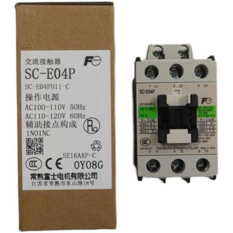new Fuji SC-E04P AC110V Contactor 1PC SCE04P - FUJI