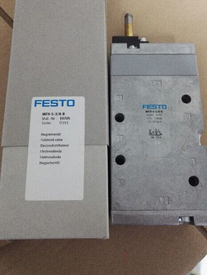 new 1PC Festo MFH-5-3/8-B 19705 Solenoid Valve ping - FESTO