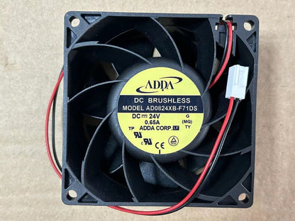 new 1PC Industrial inverter Cooling Fan 2-wire AD0824XB-F71DS 8038 DC24V 0.65A - HAORAN