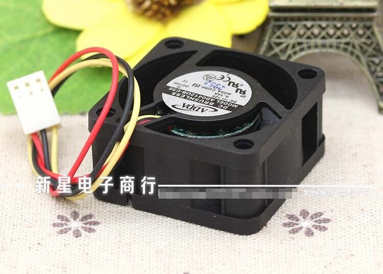 new 1PC dual ball three wire cooling fan AD0412UB-C56 4020 4cm 12V 0.14A - PLC