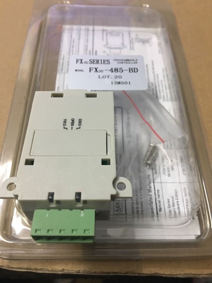 new Mitsubishi FX3U-485-BD Communication Board One FX3U485BD - MITSUBISHI