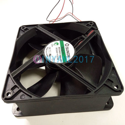 new Qty:1pc 2-wire cooling fan MEC0382V1-000U-A99 12038 12CM 24V 9.2W - MEC