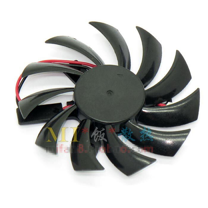 new 1PC 75X75X10mm 2-wire 2-pin card fan Power Logic PLD08010S12H Server Frameless - POWER LOGIC