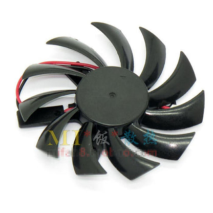 new 1PC 75X75X10mm 2-wire 2-pin card fan Power Logic PLD08010S12H Server Frameless - POWER LOGIC