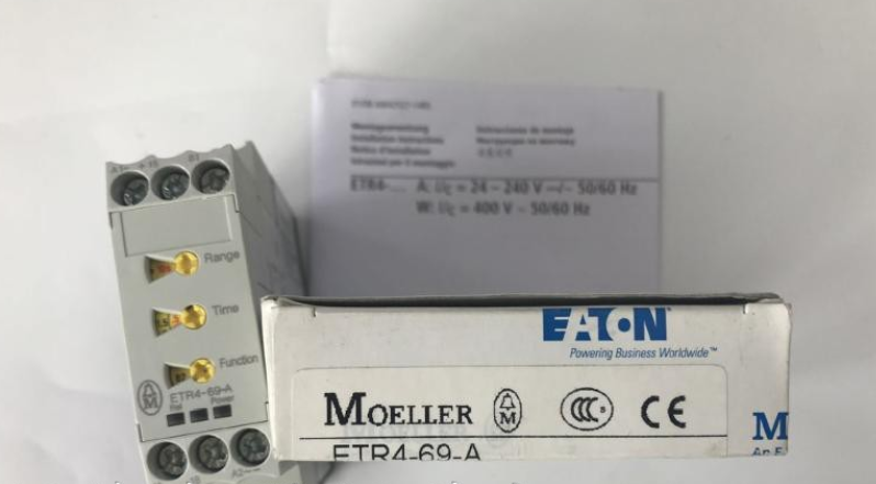 new Eaton Moeller 1PC  ETR4-69-A ETR469A AC/DC Time Relay ping Moeller