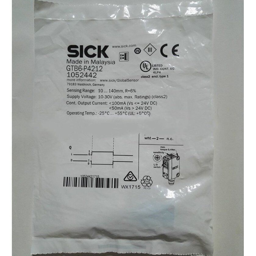 new SICK GTB6-P4212 Photoelectric Switch One GTB6P4212 - SICK