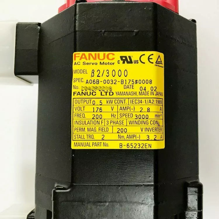 new 1PC Fanuc A06B-0032-B175#0008 Servo Motor One ping - FANUC