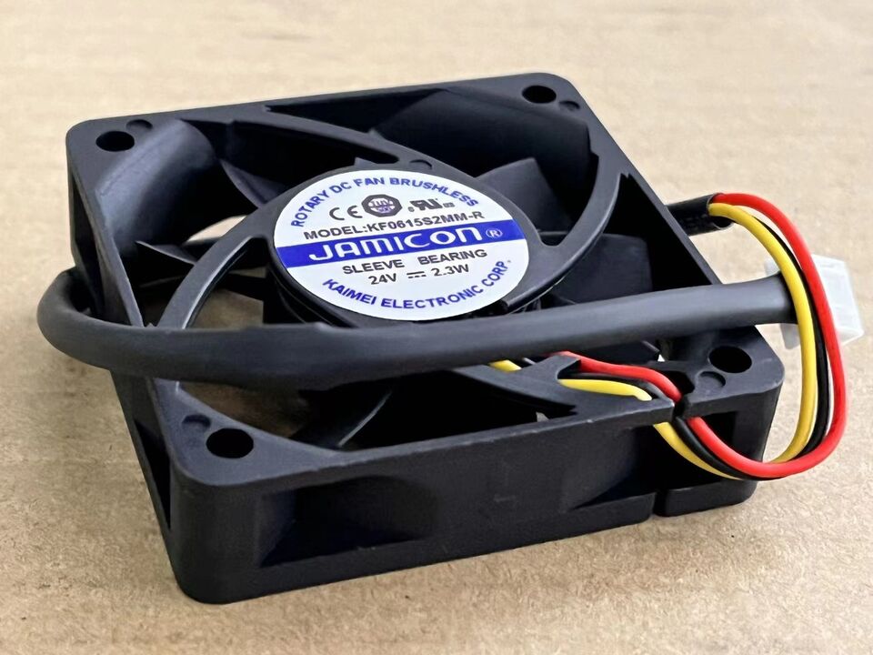 new 1pcs 2.3W 6CM 6015 3-wire cooling fan KF0615S2MM-R DC24V - PLC