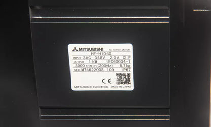 new 1PC Mitsubishi HF-H104S Servo Motor HFH104S ping - MITSUBISHI