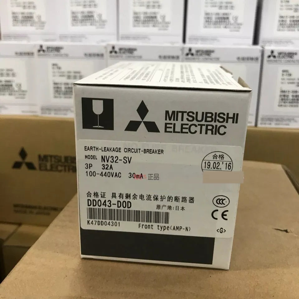 new Mitsubishi NV32-SV 3P 32A Circuit Breaker One NV32SV - MITSUBISHI