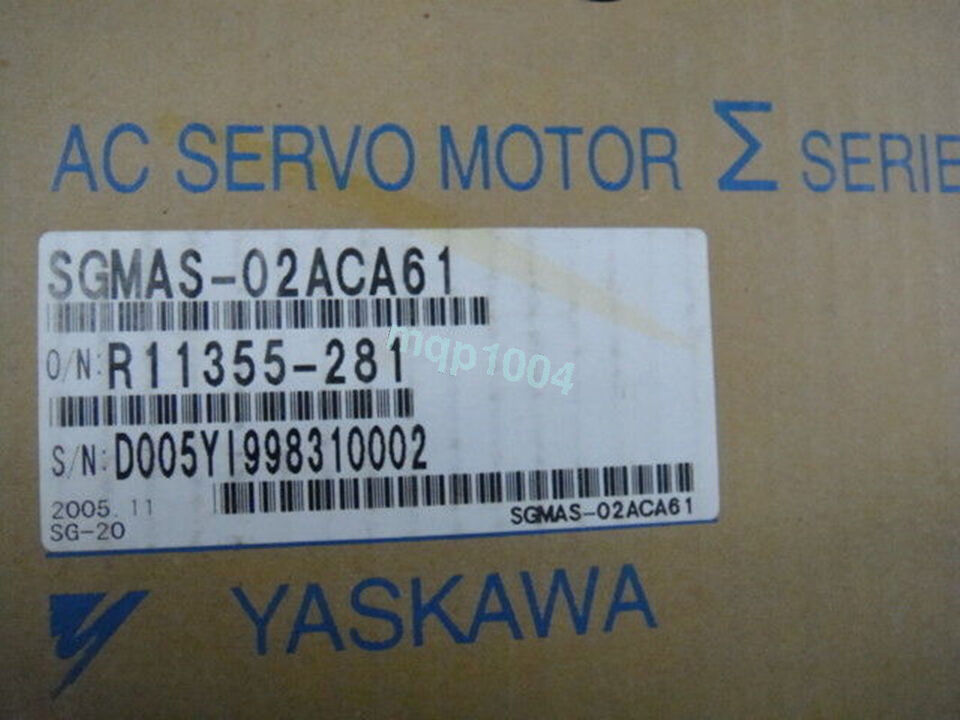 Yaskawa SGMAS-02ACA61 SERVO MOTOR - YASKAWA
