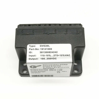 new NORD Rectifier GVE20L 19141000 110V-10%...275V+10%VAC 100...250VDC - NORD