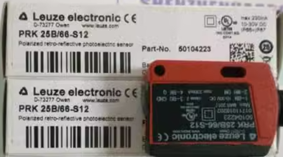 new LEUZE PRK 25B/66-S12 Photoelectric Sensor - LEUZE