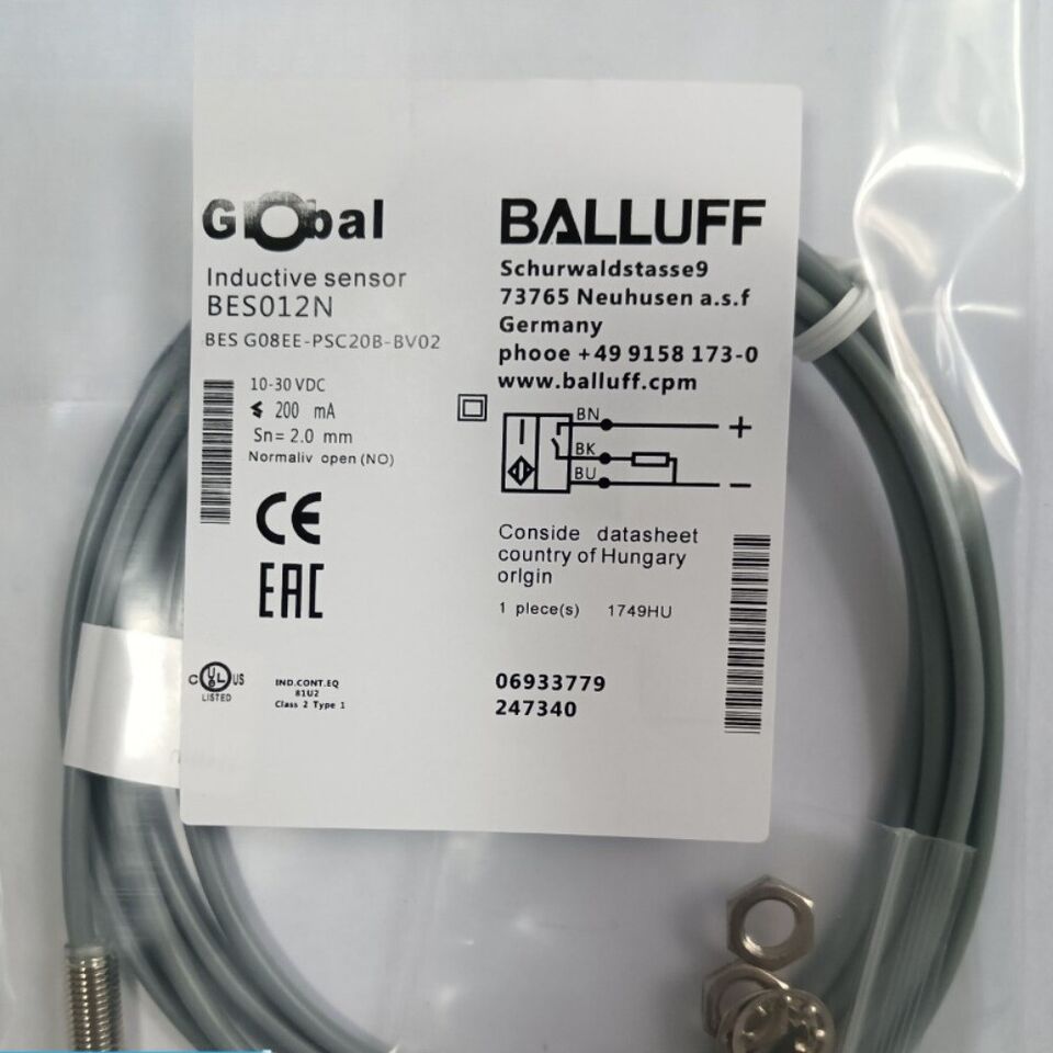 new 1PCS FOR BALLUFF Inductive proximity switch BES012N BES G08EE-PSC20B-BV02 - BALLUFF