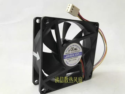 new 1 PCS JF0825B2HSAR DC24V 0.15A 8025 8cm 3wire fan - PLCNET