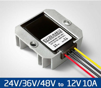 new 1PC waterproof power converter module 48V(20V-60V) to 12V 10A 120W - KOEED