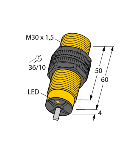 new 1pc  Inductive sensor PNP  BI1.5-G08-AP6X-H1341 4600540