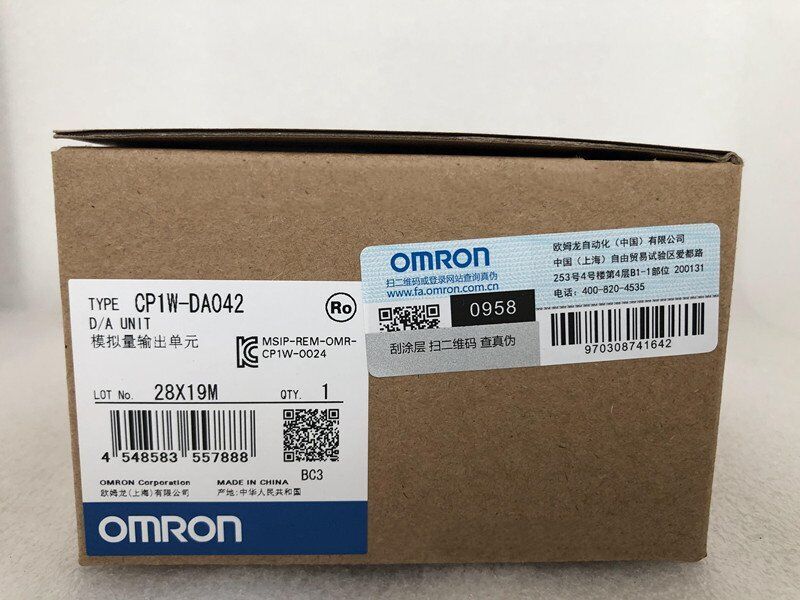 Omron CP1W-DA042 Analog Output Unit - OMRON