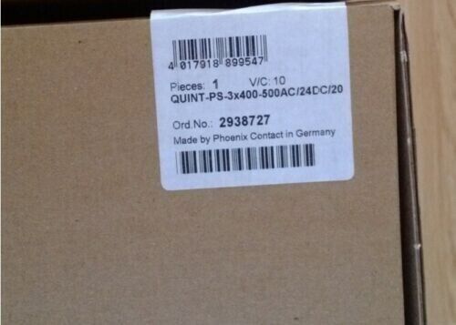 new 1PC PHOENIX CONTACT 2938727 Power supply unit - QUINT-PS-3X400-500AC/24DC/20 - PHOENIX CONTACT