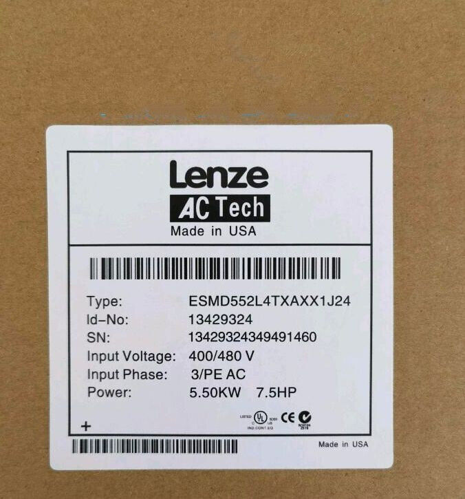 new 1PC LENZE ESMD552L4TXA Inverter ping - LENZE