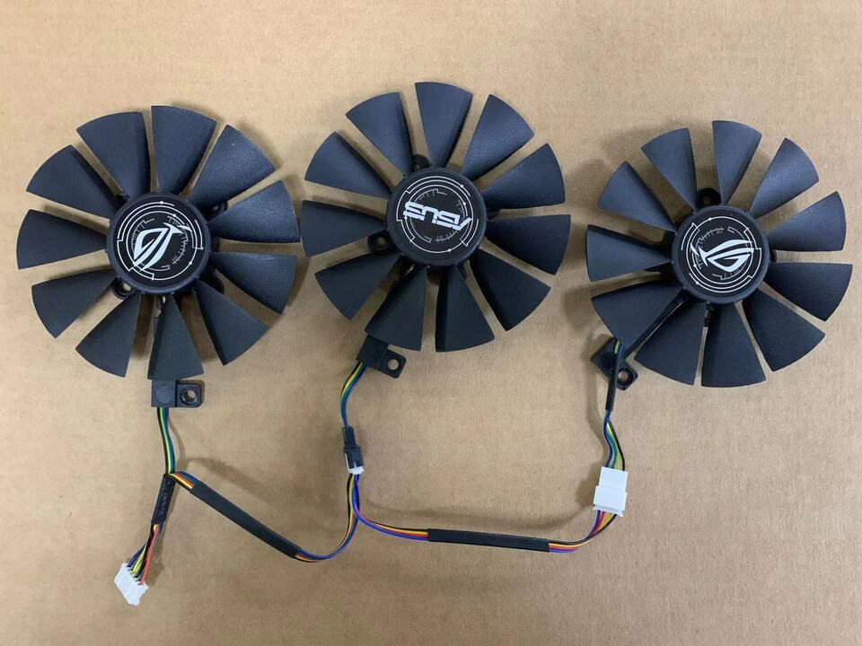 new 1PC graphics card cooling fan PLD09210S12H ROG STRIX-GTX 1080-A8G-GAMING - ROG