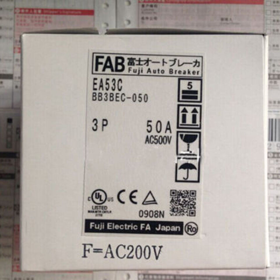 new Fuji EA53C 3P 50A Circuit Breaker 1PC - FUJI