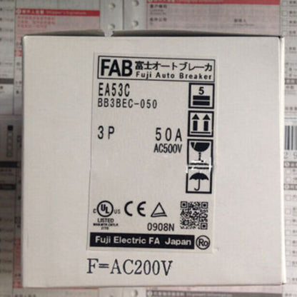 new Fuji EA53C 3P 50A Circuit Breaker 1PC - FUJI