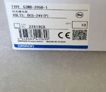 new Omron G3NB-205B-1 5-24VDC Solid State Relay One G3NB205B1 - OMRON