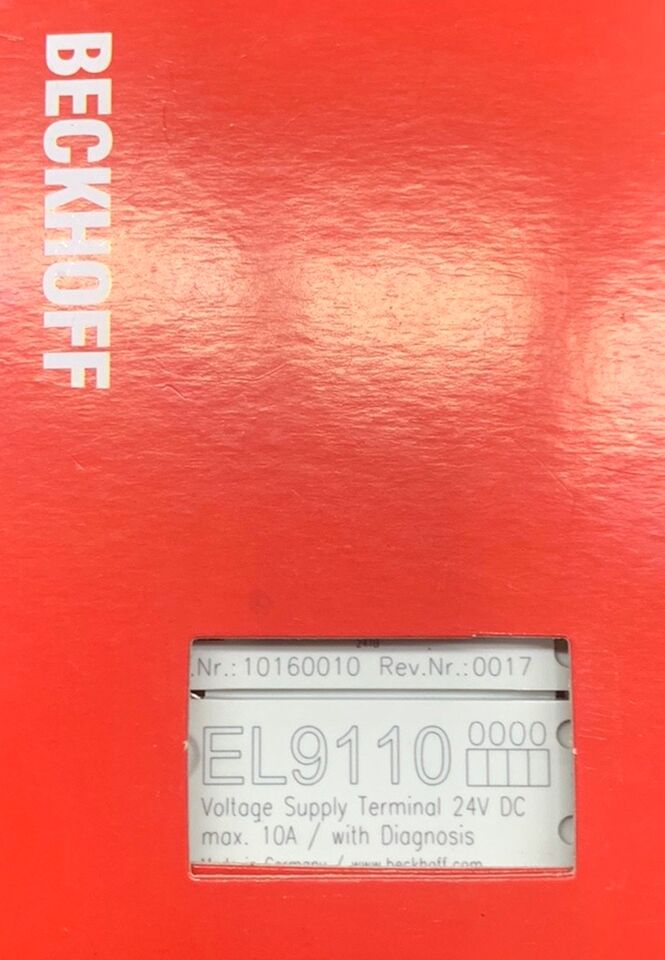 Beckhoff EL9110 PLC Module - BECKHOFF