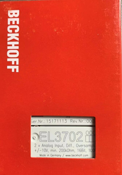 new 1PC BECKHOFF EL3702 PLC In Box ping EL 3702 - BECKHOFF