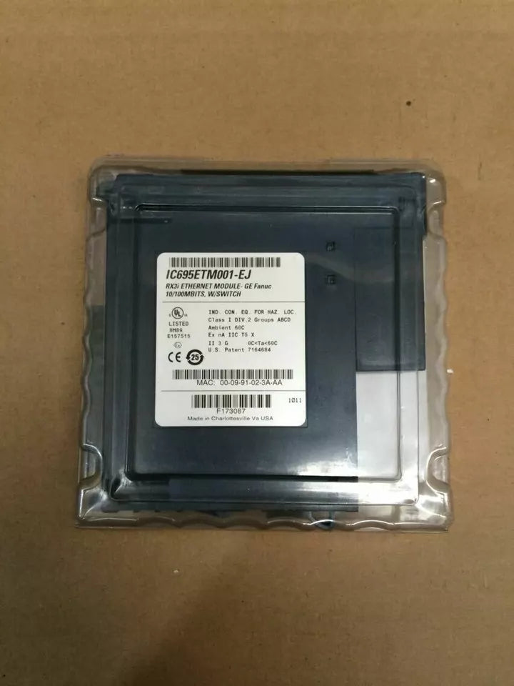 new GE Fanuc IC695ETM001 IC695ETM001-EJ Module One ping - GE
